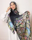 Black Peacock shawl