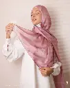 Plain rose shawl