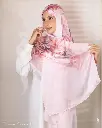 Calm pink shawl