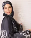 Grey ink shawl