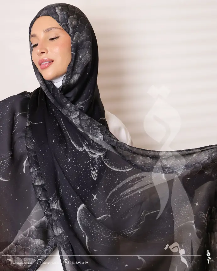 Mermaid shawl\black