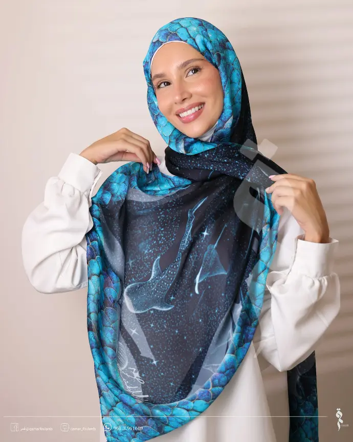 Mermaid shawl\dark
