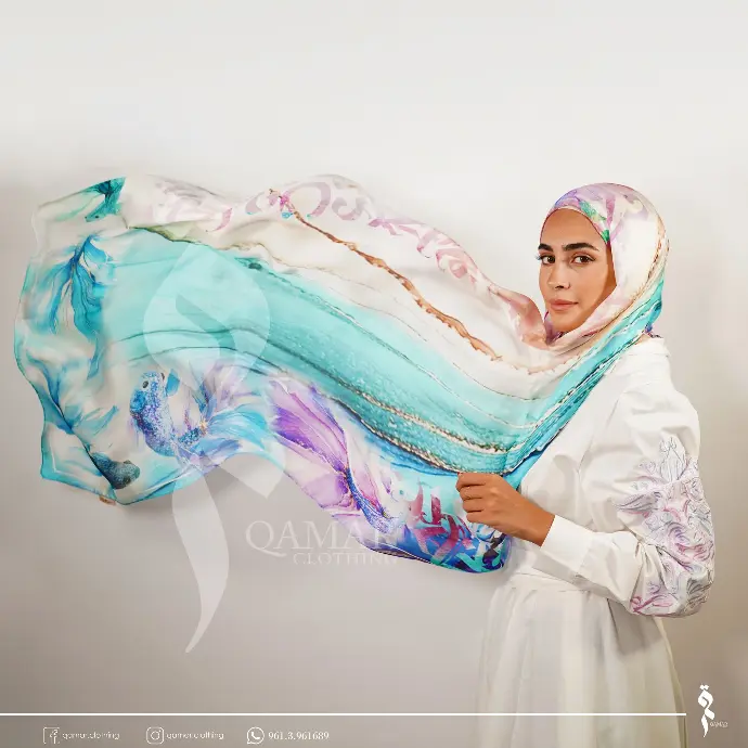 Ocean shawl