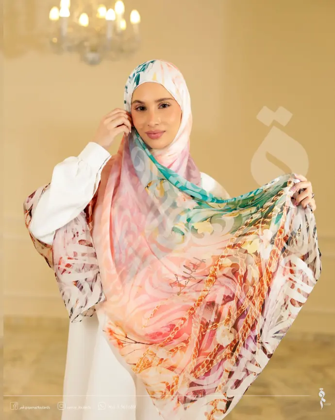 Letters shawl