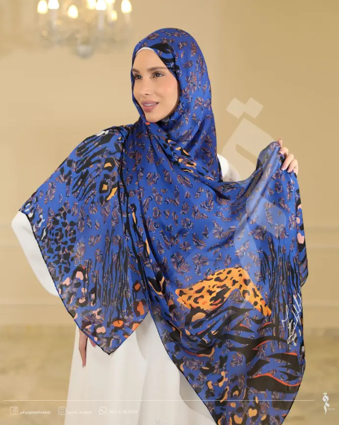 Leopard shawl