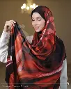 Glam red shawl
