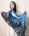 Navy Glitter Shawl