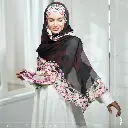 Floral shawl