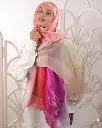 Pink Pattern shawl