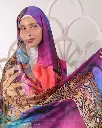 Golden ink shawl