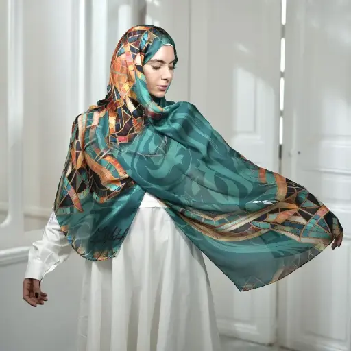 Mosaic shawl