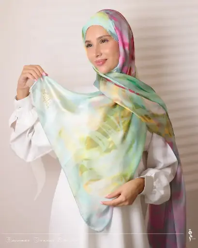 Signature blue shawl