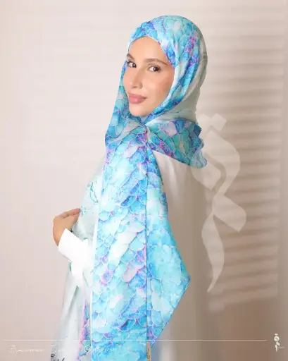 Mermaid shawl\blue