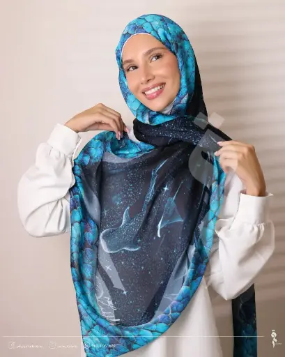 Mermaid shawl\dark