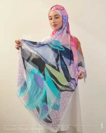 Jellyfish shawl