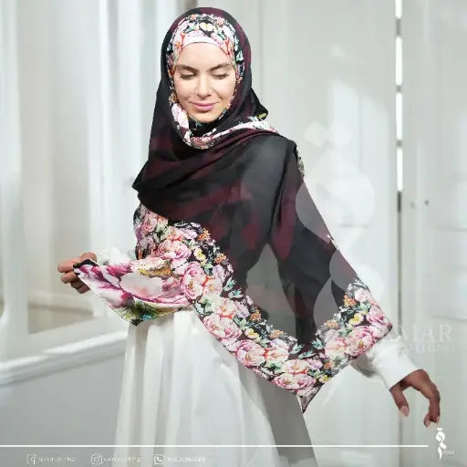 Floral shawl